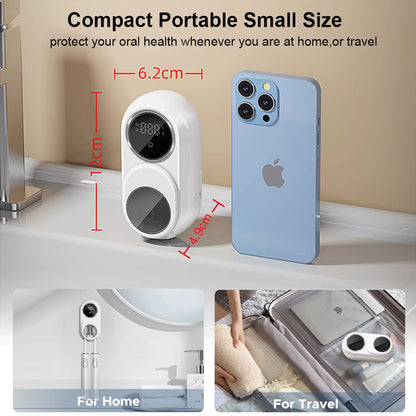 Esterilizador De Cepillo De Dientes Eléctrico, Esterilización De Cepillo De Dientes UV Portátil Inalámbrica, Secador De Cepillo De Dientes Eléctrico Montado En La Pared Recargable